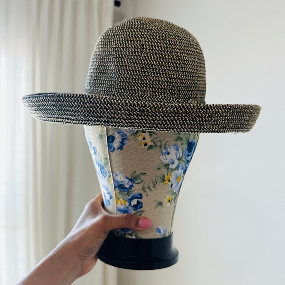 Summer Roll Up Brim Sun Hat By Betmar New York Millinery O/S - Picture 10 of 14